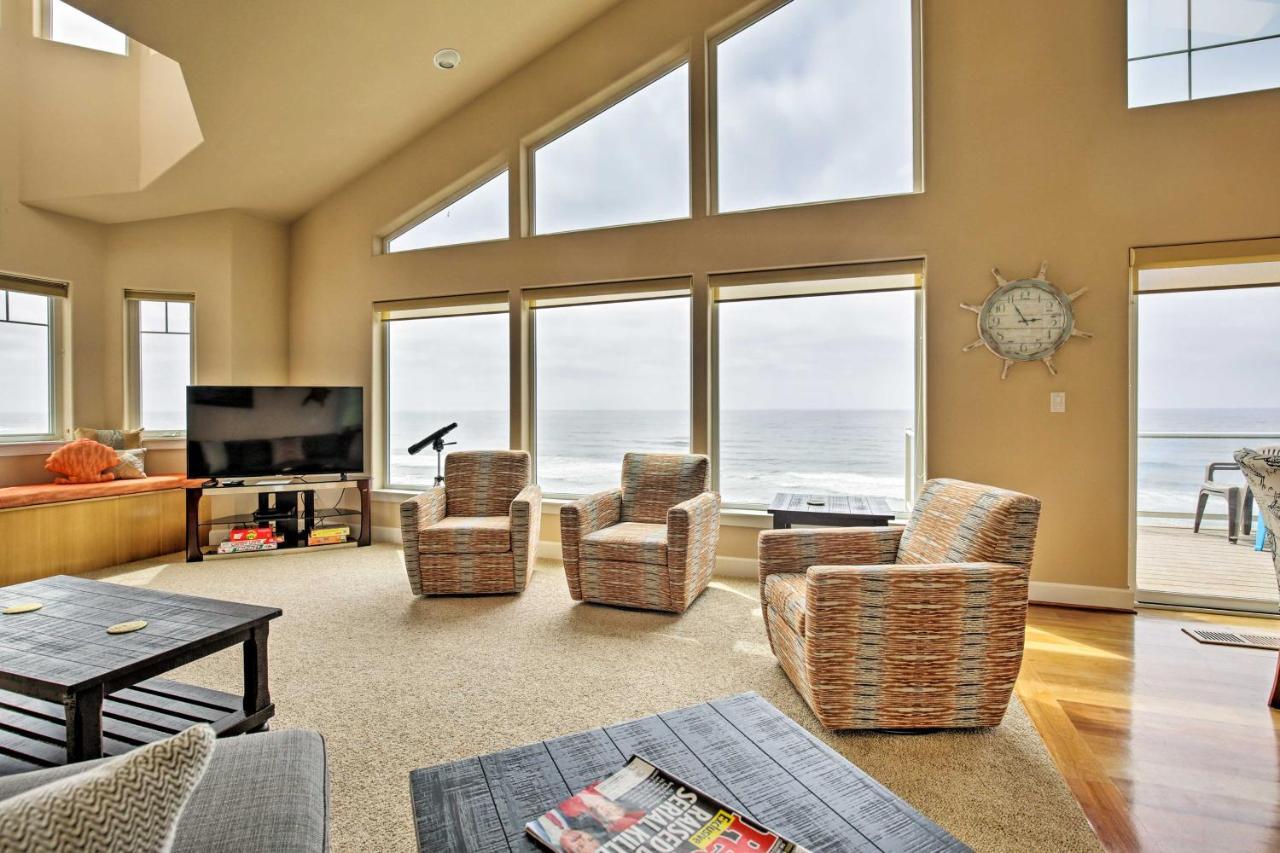 Oceanfront South Beach Home With Hot Tub And Sauna Νιούπορτ Εξωτερικό φωτογραφία